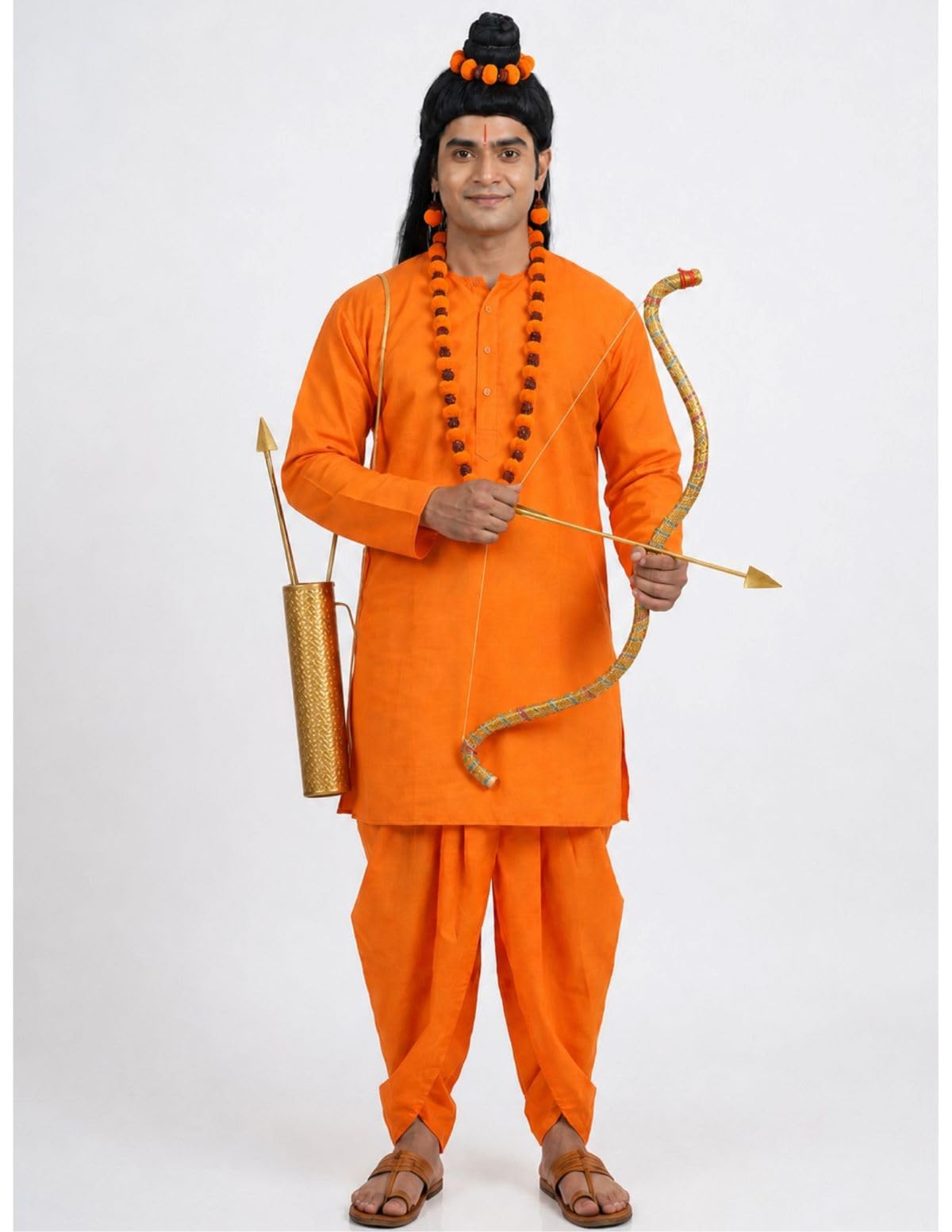 BookMyCostume Vanwasi Ram Ramlila Character Kids Fancy Dress Costume Adult M-L