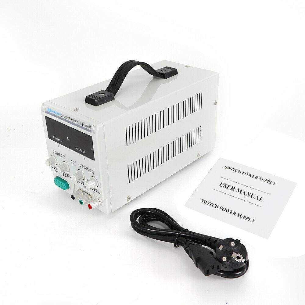 Alimentatore Da Laboratorio Digitale 0-30V 0-10A - Alimentatore CC Regolabile, Display LED, Per Elettronica, Ricerca E Caricabatterie
