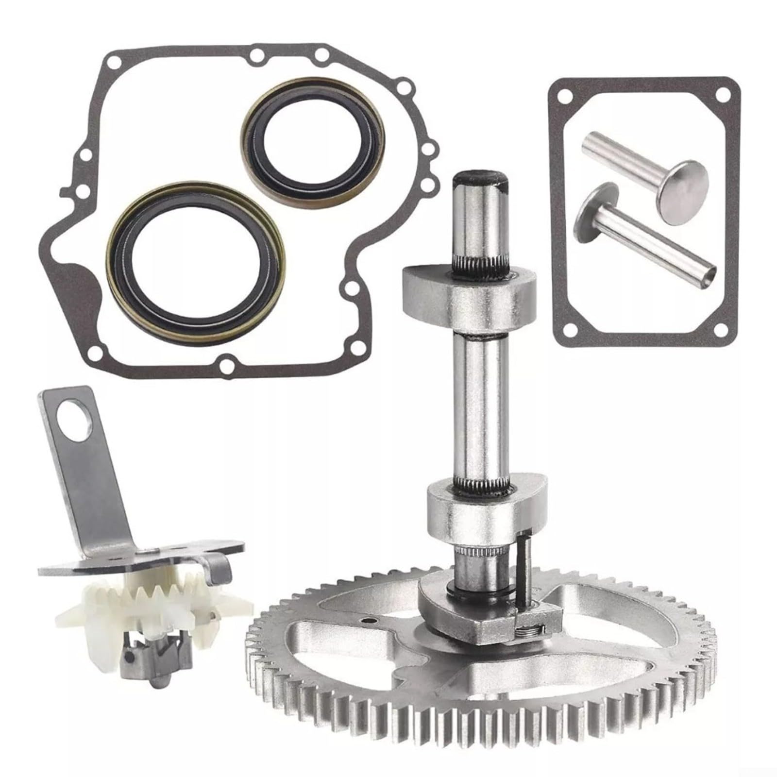 Rasenmäher Nockenwellen-Kit 84005207 793880 mit Dichtungen und Öldichtungen für 4-Takt-Kleinmotoren, kompatibel mit Modellen 282H00/31E877/331777