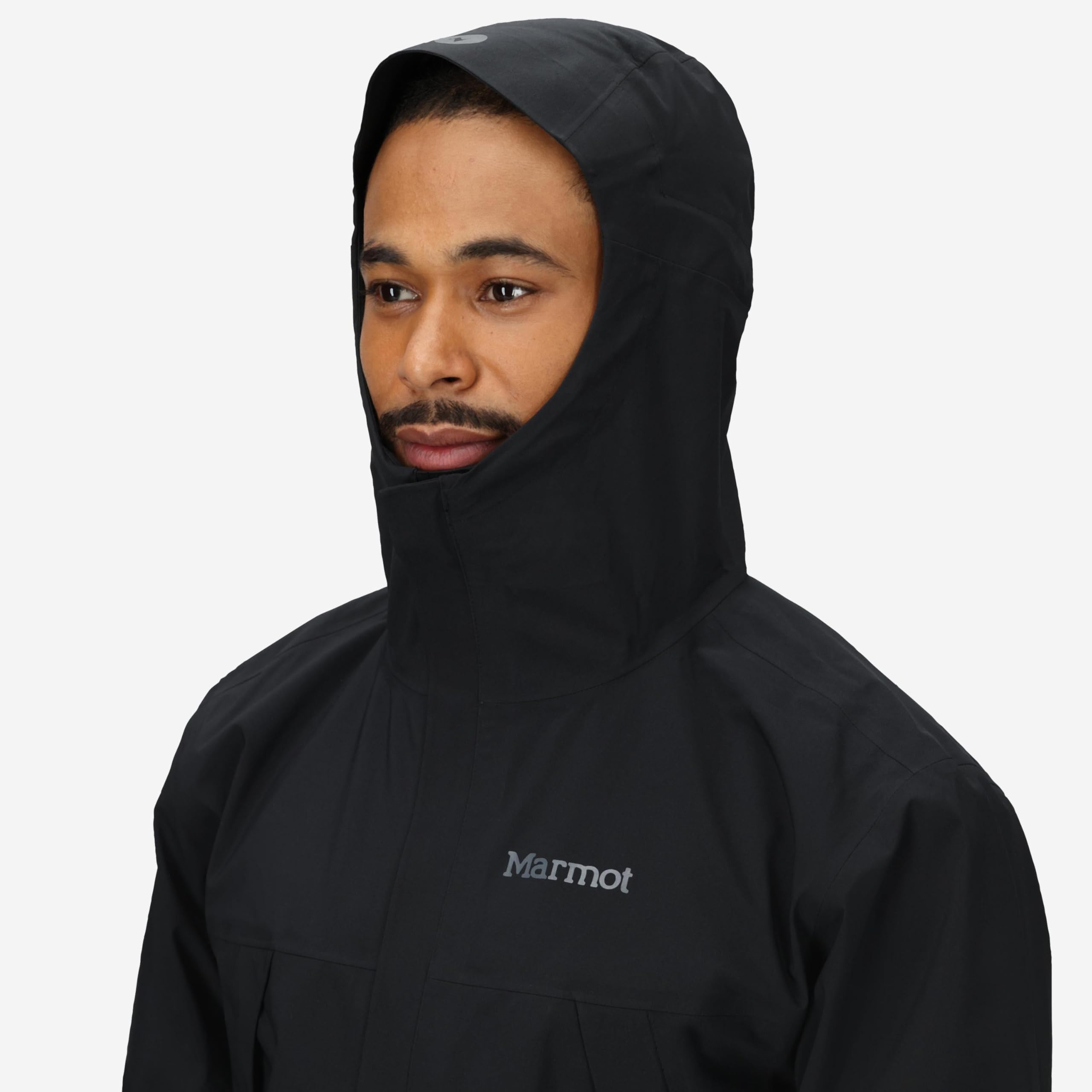 Marmot Men's PreCip Eco Pro Jacket, Waterproof Jacket, Lightweight Hooded Rain Jacket, Windproof Raincoat, Breathable Windbreaker, Ideal for Running and Hiking