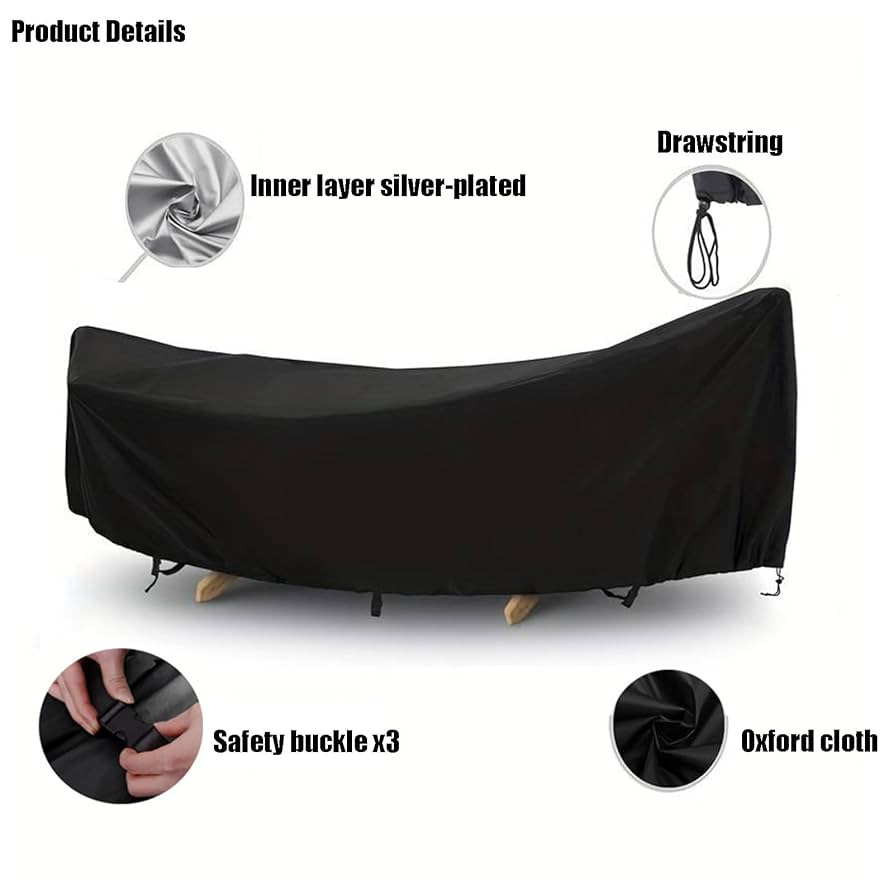 Wesnoy 2 Pack Waterproof 11-12 Ft Hammock Cover 420d Oxford