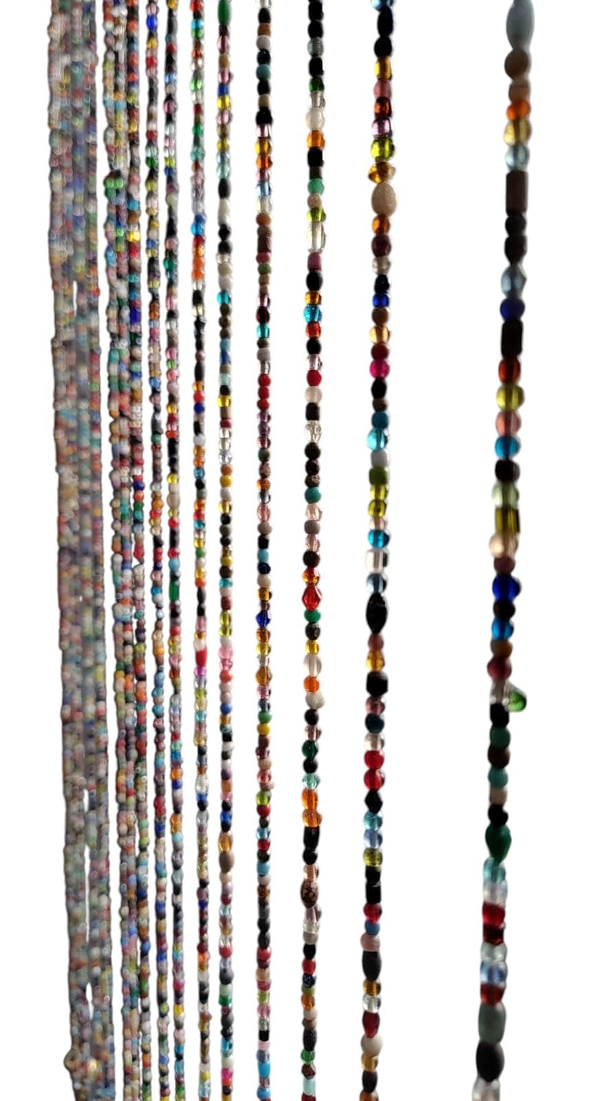 Mango Gifts Böhmischer Vorhang, 183 cm lange Stränge für Schlafzimmer/Wohnzimmer/Wohnkultur, Perlen und Sonnenfänger (50)