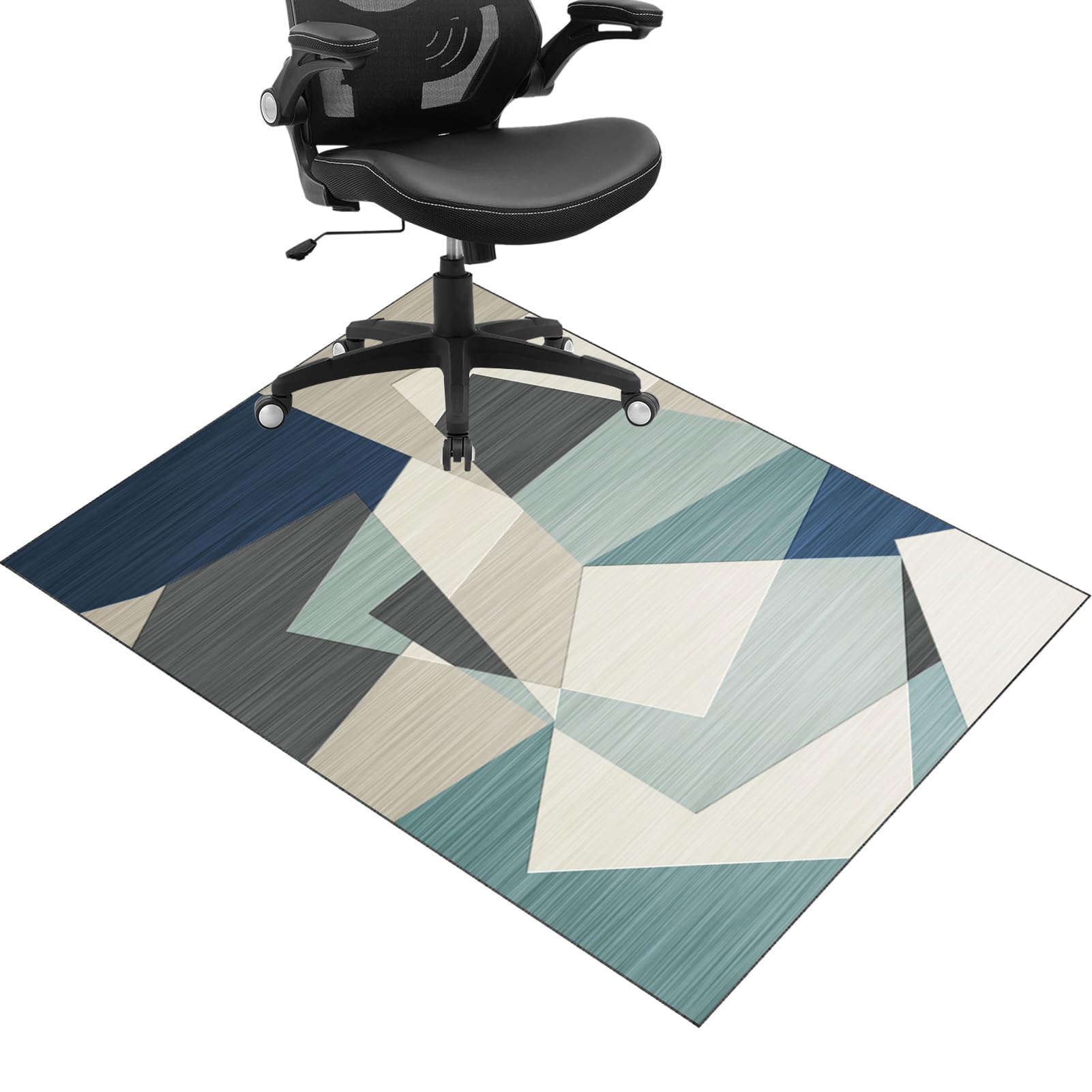 Office Chair Mat for Carpeted Floor, Computer Gaming Chair Mat, Heavy Duty Carpet Protector Chair Mat for Easy Glide, Carpet Chair Mats, Hardwood Floor Protector Mat for Home and Office 130 x 150 cm