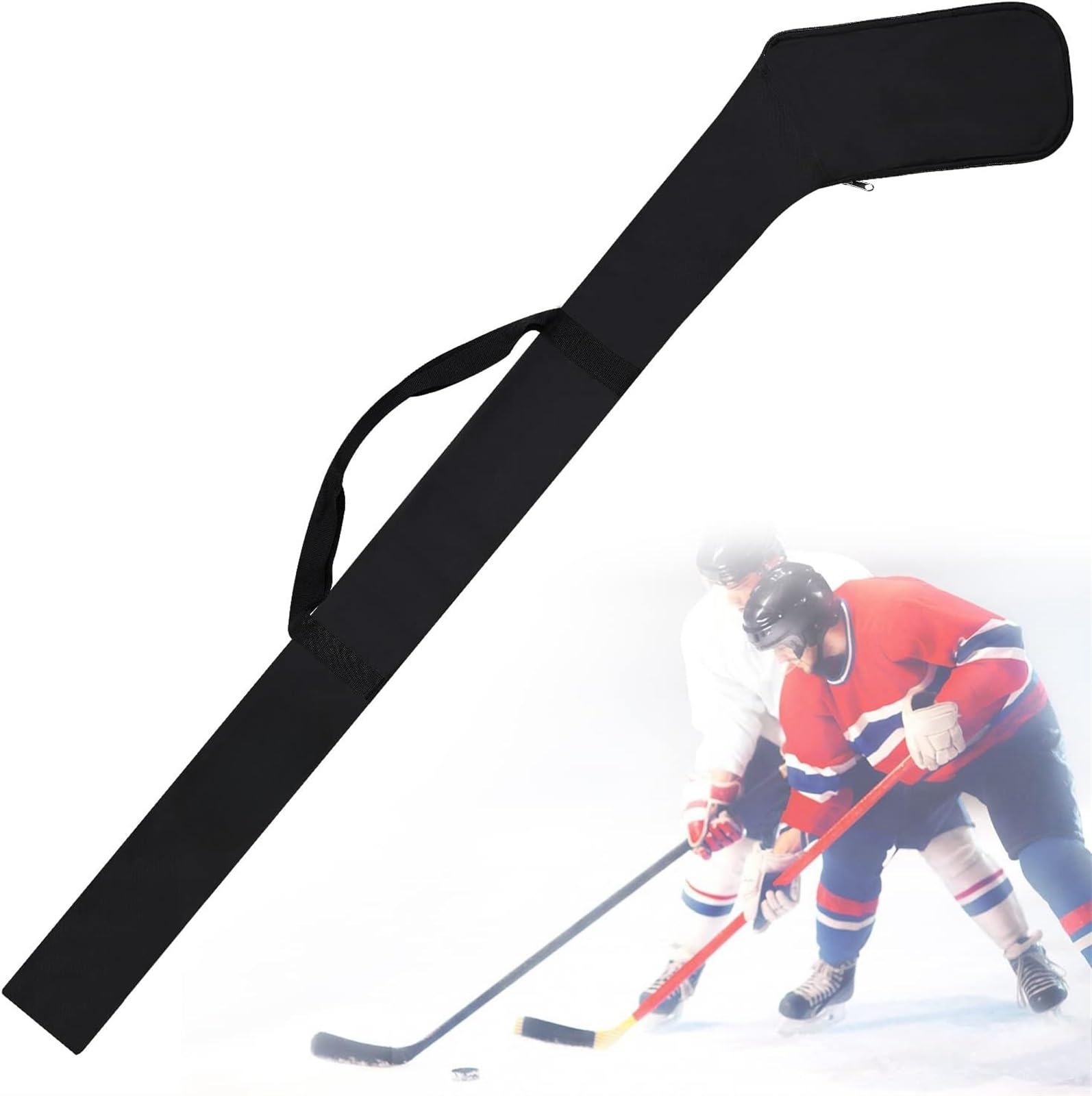 THE WHITE SHOP Hockey Stick Bag, Field Hockey Stick Bag, Two Shoulder Strip Hockey Equipment Bag for Men Women and Adults Use, Lightweight Hockey Stick Accessories for Indoor and Outdoor