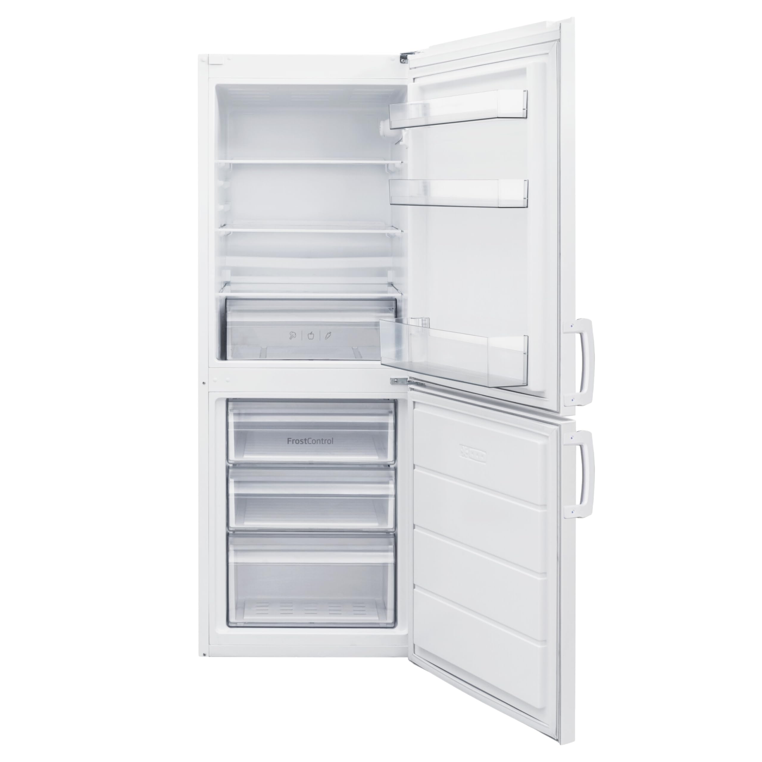Amica KGCL 385 100 W Kühl-Gefrierkombination, 152 cm Höhe, FrostControl, weiß