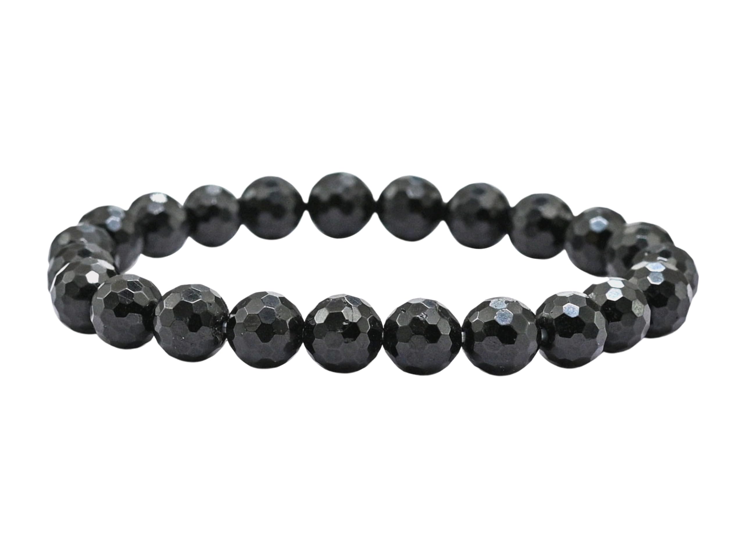 Crystal Heaven Black Tourmaline Bracelet for Women Men with Healing Crystal and Reiki Stone - Beautiful Gemstone Faceted Beaded Bracelet for Balance, Harmony & Positive Energy (B0CTKPDVGS) Amazon Price History, Amazon Price Tracker