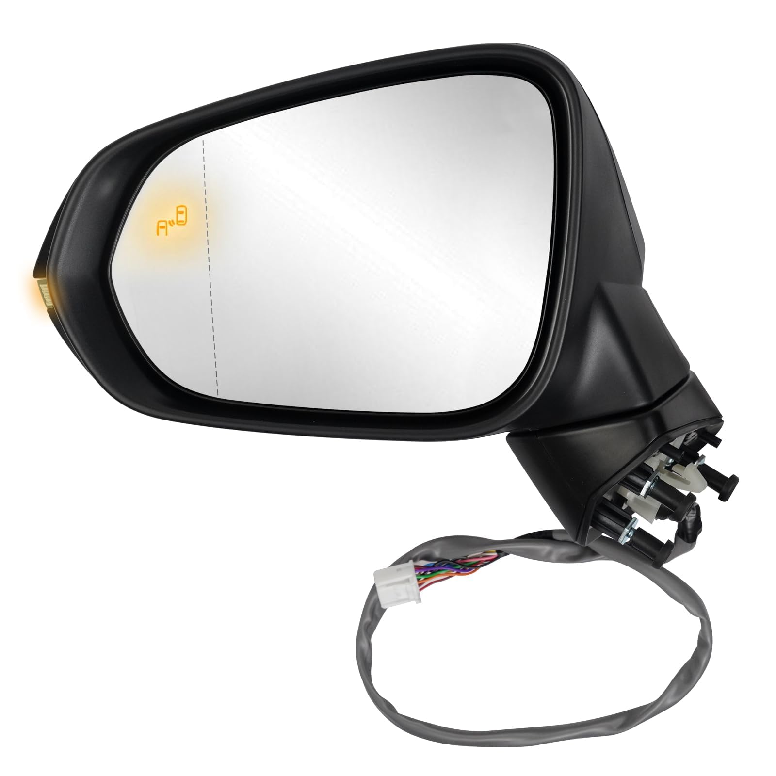 Photo 1 of Dexepe Driver Side Mirror Assembly Compatible with Lexus RX 350 350L 450h 450hL 2016-2022 with Heated, Blind Spot Monitor, Turn Signal, Power Folding Adjust Memory Black (13 Pin Left)