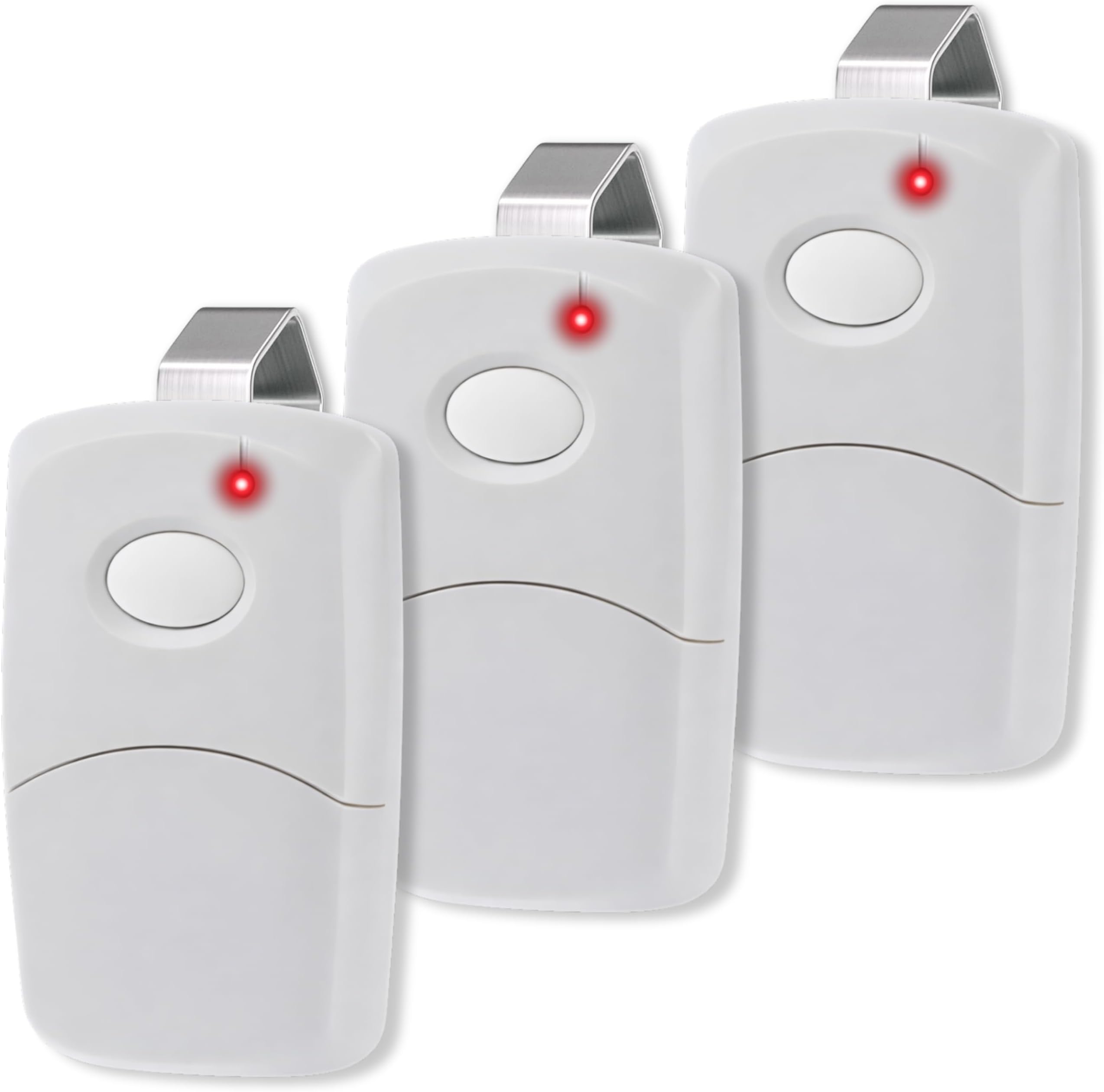3X for Multicode Linear 308911, 10 dip Switch Gate Opener Remote 300MHz, Multi Code Garage Door Opener Remote, Garage Clicker Replacement