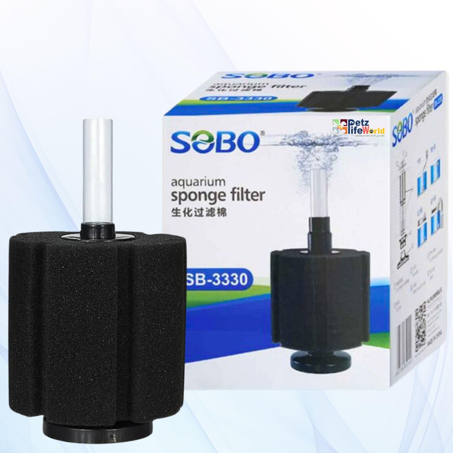 See full amazon price history chart for VAYINATO Sobo Sb-3330 Aquarium Bio Chemical Sponge Filter Quiet Betta Fry Shrimp And Small Fish Foam Filter For Fish Tank (Air Pump Not Included) VAYINATO Sobo Sb-3330 Aquarium Bio Chemical Sponge Filter Quiet Betta Fry Shrimp And Small Fish Foam Filter For Fish Tank (Air Pump Not Included) (B0CP7HD7R3) Amazon Price History, Amazon Price Tracker