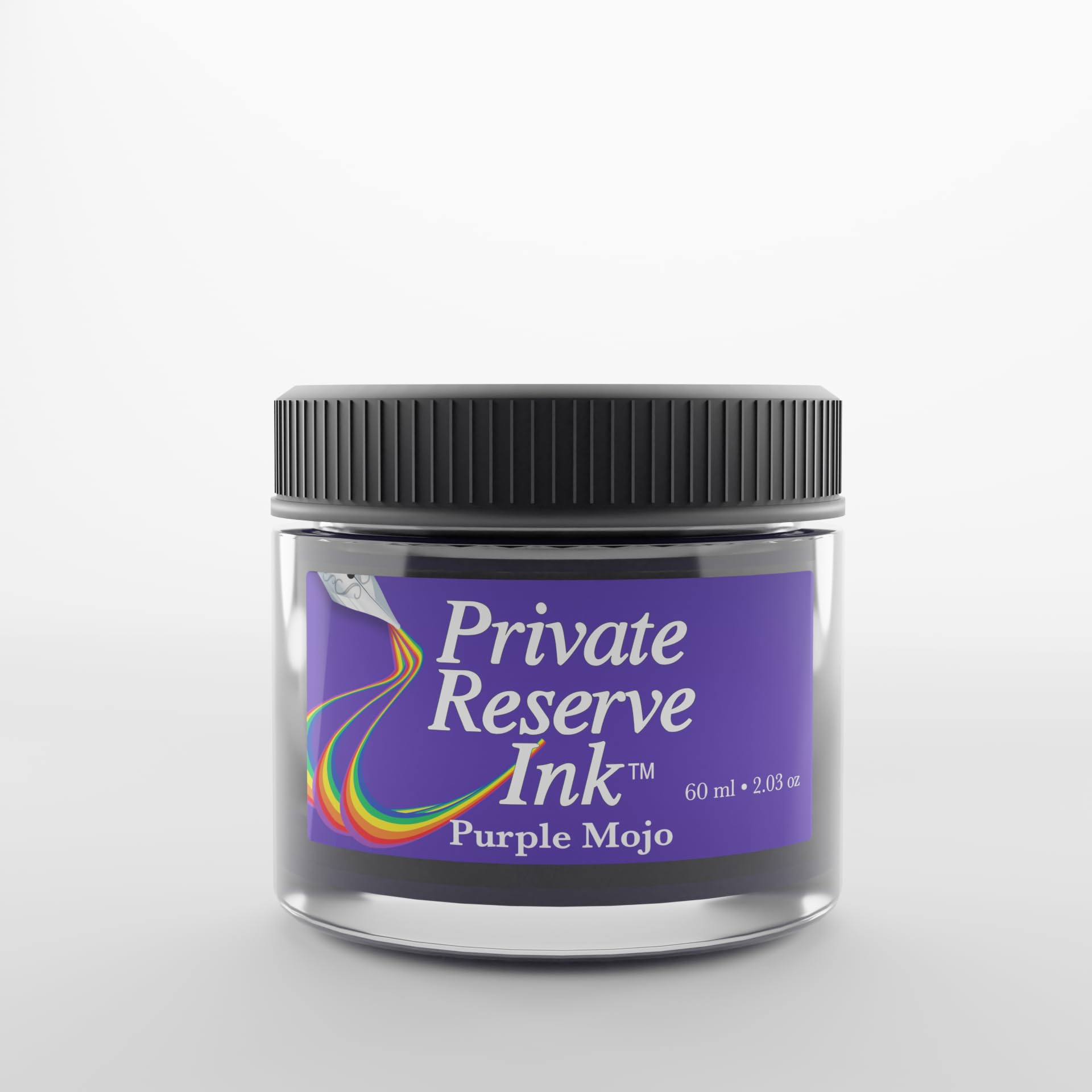 Private Reserve Atrament - butelka z atramentem do piór wiecznych 60 ml, fioletowy Mojo)