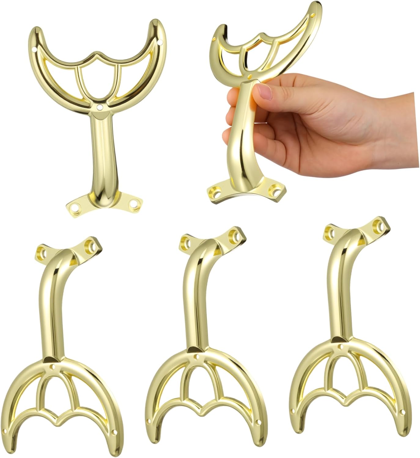 DOITOOL 5pcs Ceiling Fan Arm Support Rods Replacement Blades for Ceiling Fan Repairs Compatible Models Maintains Balance and Efficiency Easy Installation