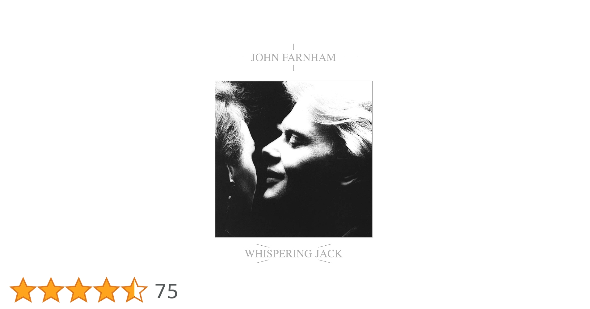 Whispering Jack (Import): FARNHAM,JOHN: Amazon.ca: Music