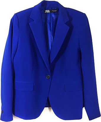 Zara 7647/851 - Giacca da Donna Blu 46 : Amazon.it: Abbigliamento