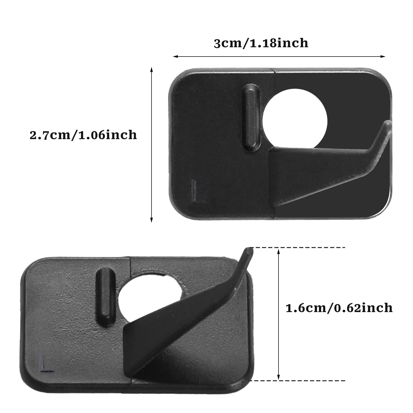 Toppe Autoadesive Per Frecce Da Arco - 2 Pezzi In Pelle Nera Morbida, Antiscivolo, Per Ricurvo E Tradizionale - Foto 2