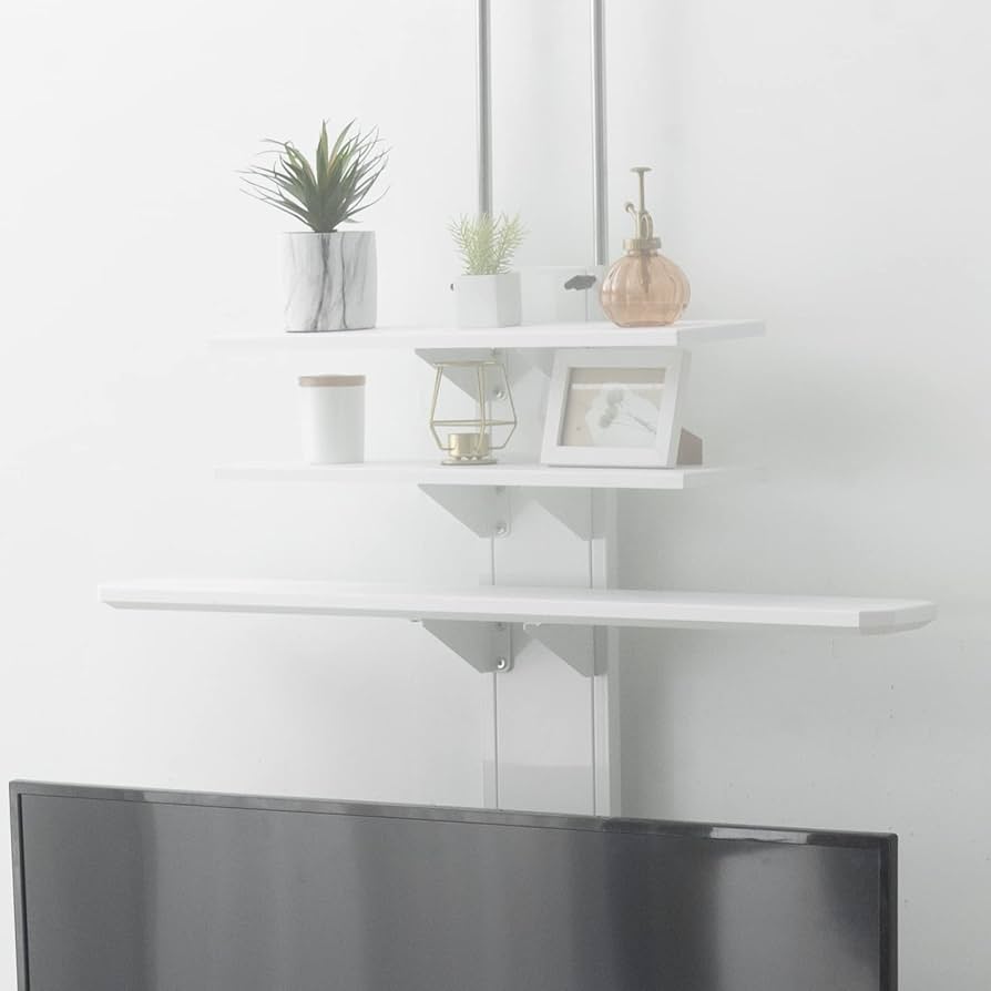 Y☆テレビスタンド　タンスのゲン　サウンドバー棚板付 テレビスタンド 棚板+サウンドバー棚板付 上下/左右首振り 高さ