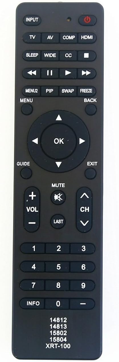 New Nettech XRT100 Universal Remote Control for All VIZIO Brand TV, Smart TV - 1 Year Warranty