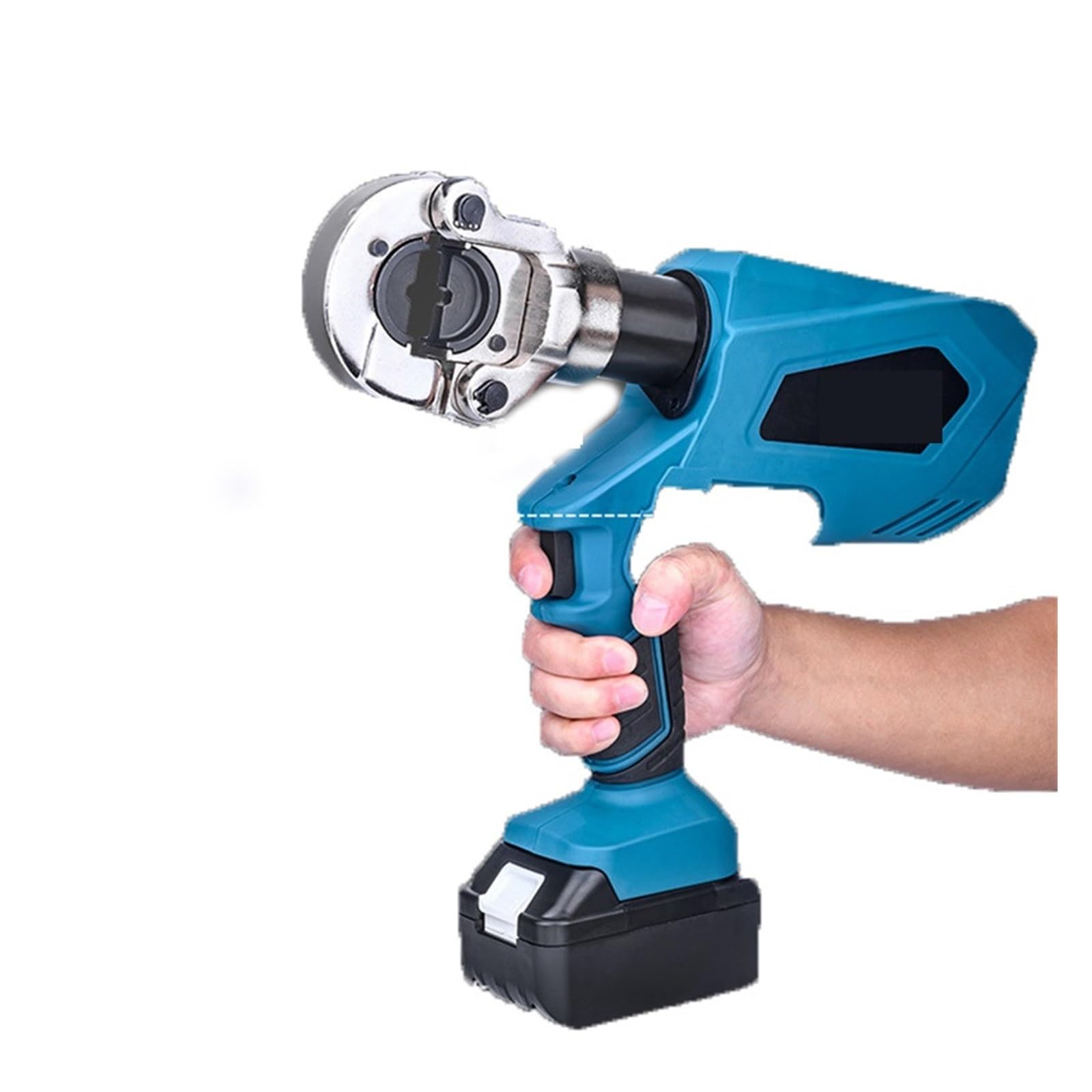 Agzjshkplwq Ez-400 Hydraulic Crimping Tool, Hydraulic Crimping Tools Rechargeable Electric Pliers， Copper And Aluminum Pliers Cable Cutter Ez-300/Ez-400(Ez-400)