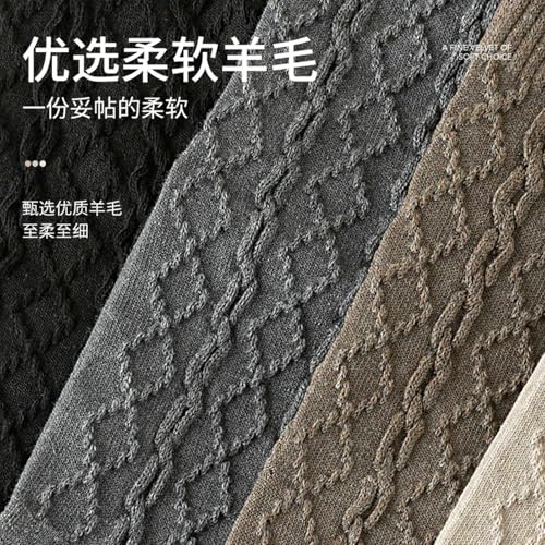 3 pairs - wool warm girls diamond plaid toe autumn and winter socks4