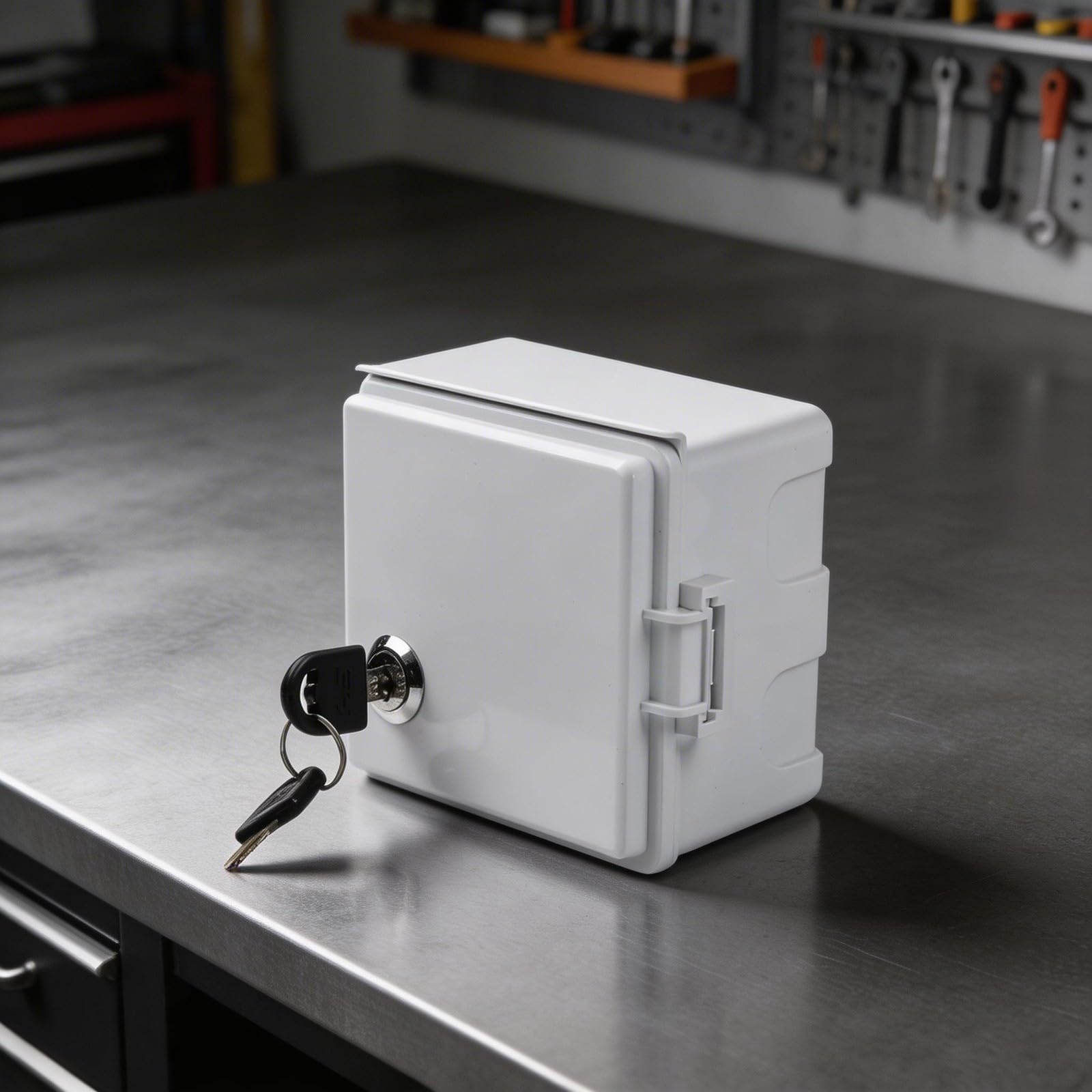 86 Tipo esterno impermeabile scatola di blocco presa per caricabatterie per veicoli elettrici Protezione sicura ed elettrica (bianco)
