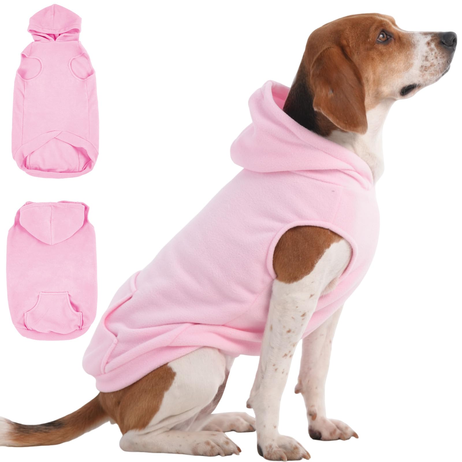 Sweat pour chien de taille moyenne sans manches qui ne serre pas le cou