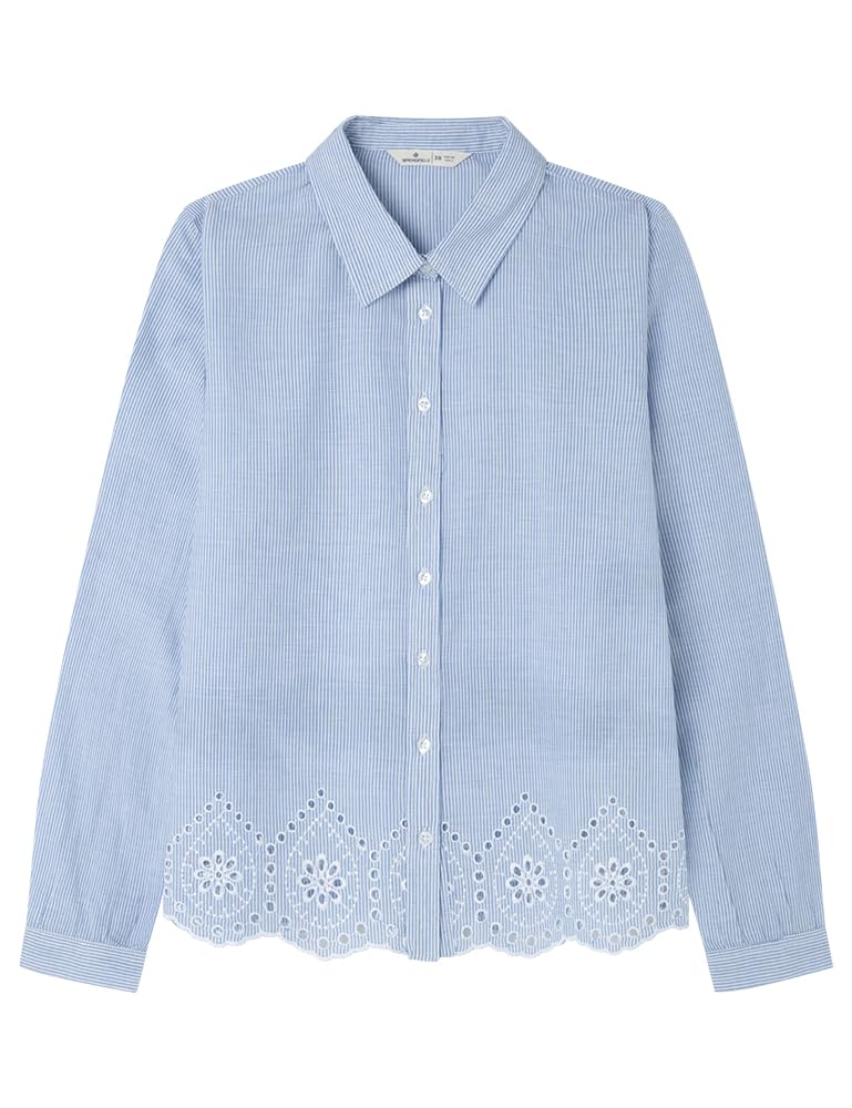SPRINGFIELD Women's Blouse, Chinese Blue, 6