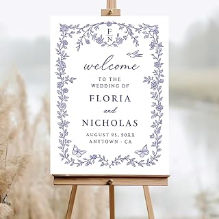 Personalized Wedding Welcome Sign with Photo,Custom Picture Board for Ceremony or Reception,Elegant Welcome Display for Bride and Groom,Unique Wedding Decoration for Indoor or Outdoor Celebration/5