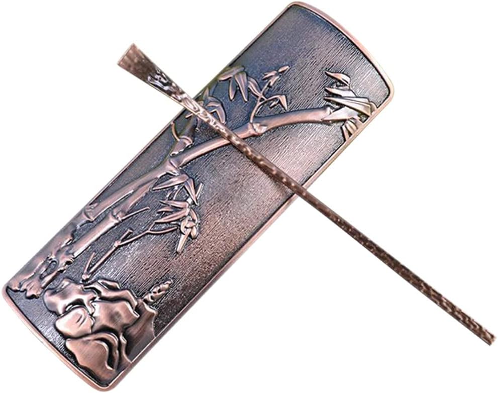 TEHAUX 1set Vintage Style Tea Shovel Kit Handmade Alloy Tea Scoop for Loose Leaf Powder Sugar Decorative Accessories for Home and Housewarming