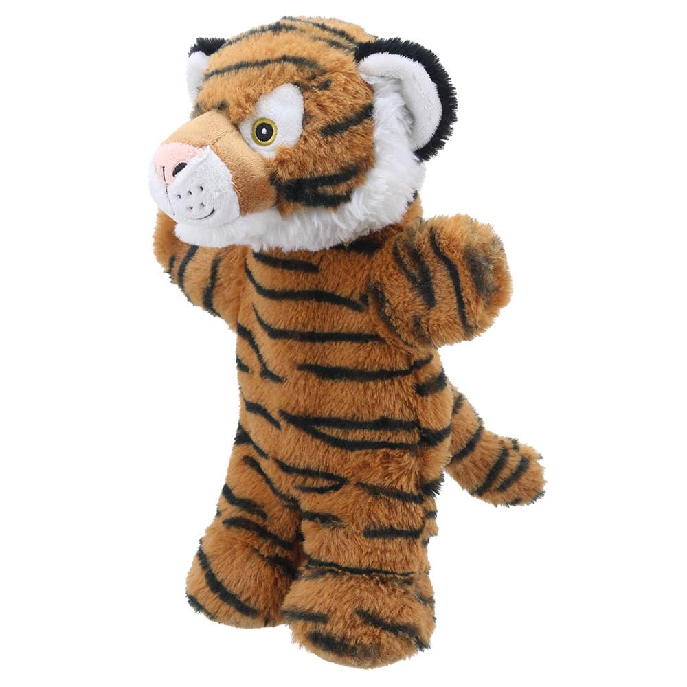 The Puppet Company Tiger ECO Walking Puppet, Soft, Striped & Eco-Friendly Hand Puppet, Fun for Kids & Adults - Image 2