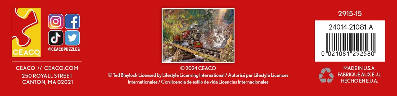Ceaco - Ted Blaylock - Engine 74-750 Piece Jigsaw Puzzle