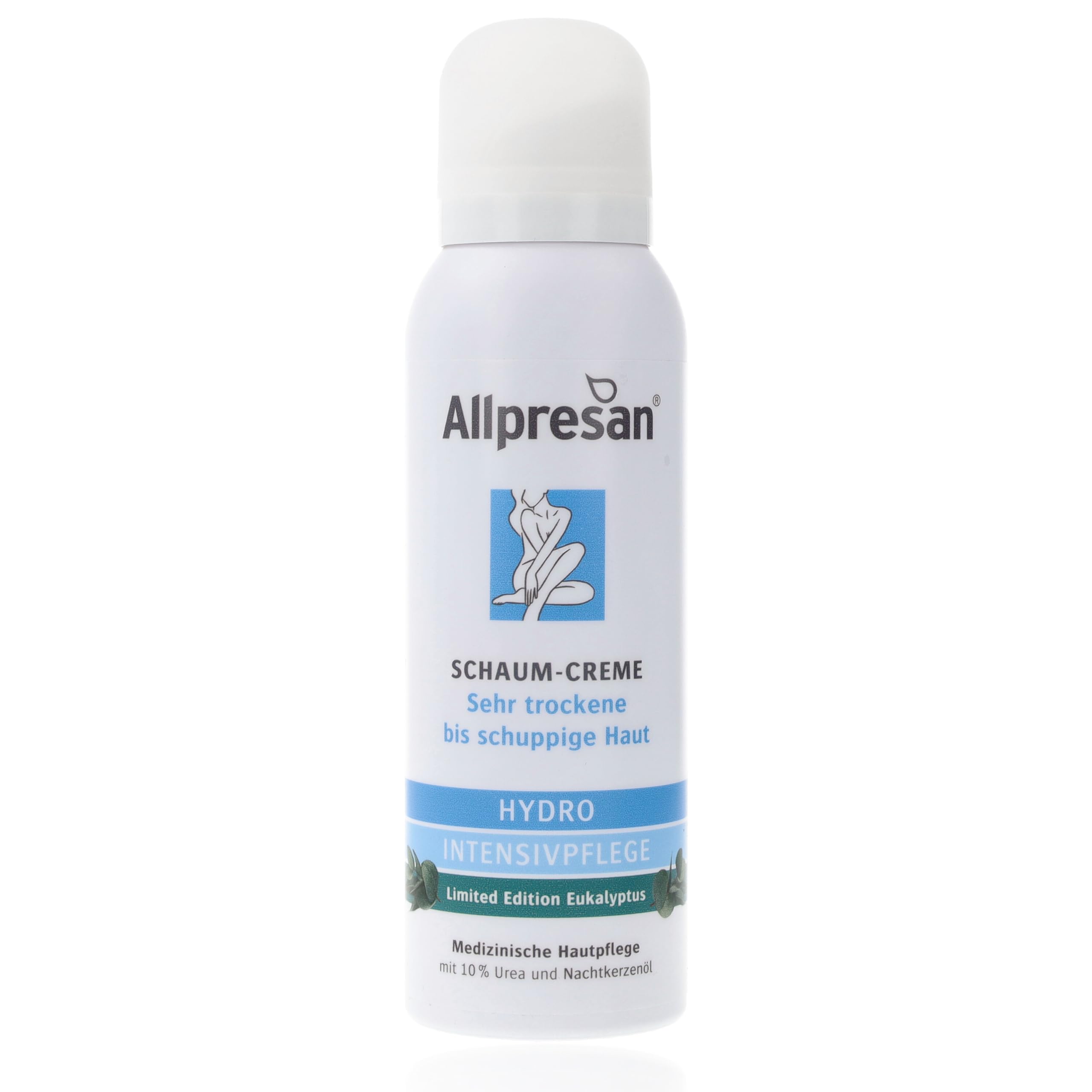 Allpresan Hydro Intense Edition - Crème mousse pour le corps - Pour peaux très sèches à squameuses - Avec eucalyptus - 125 ml
