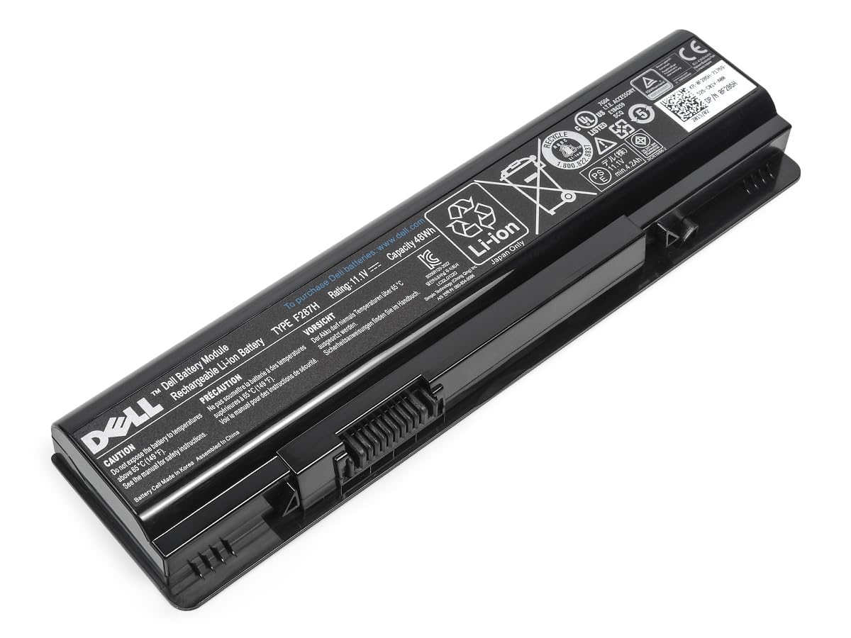 Dell F287H Laptop Battery (11.4V/48Wh/6-Cell) for Vostro A840 / A860 / 1015/1014 / 1088/1410