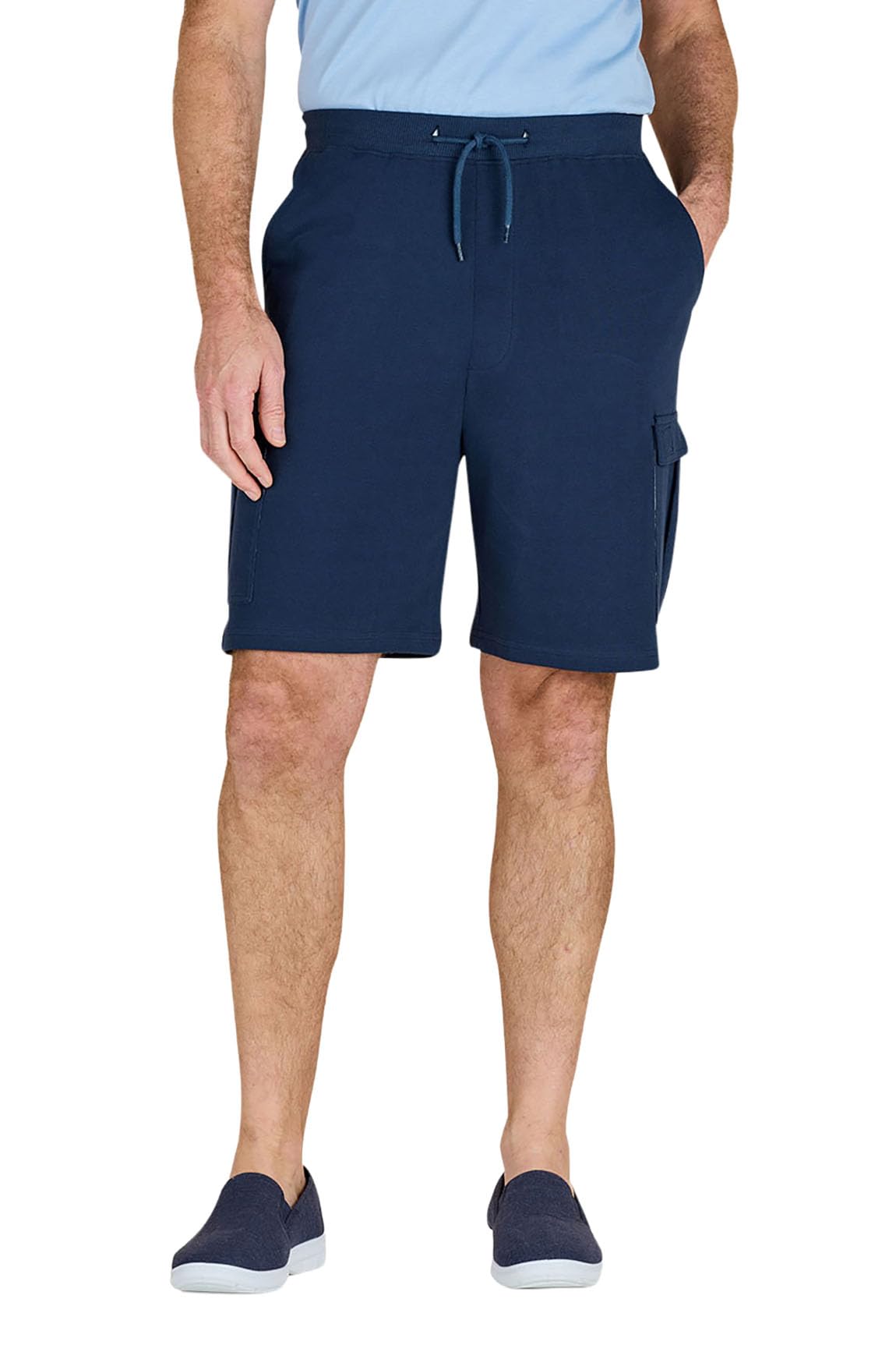 Pegasus - Men's Shorts - Cotton Pique - Navy - 2XL