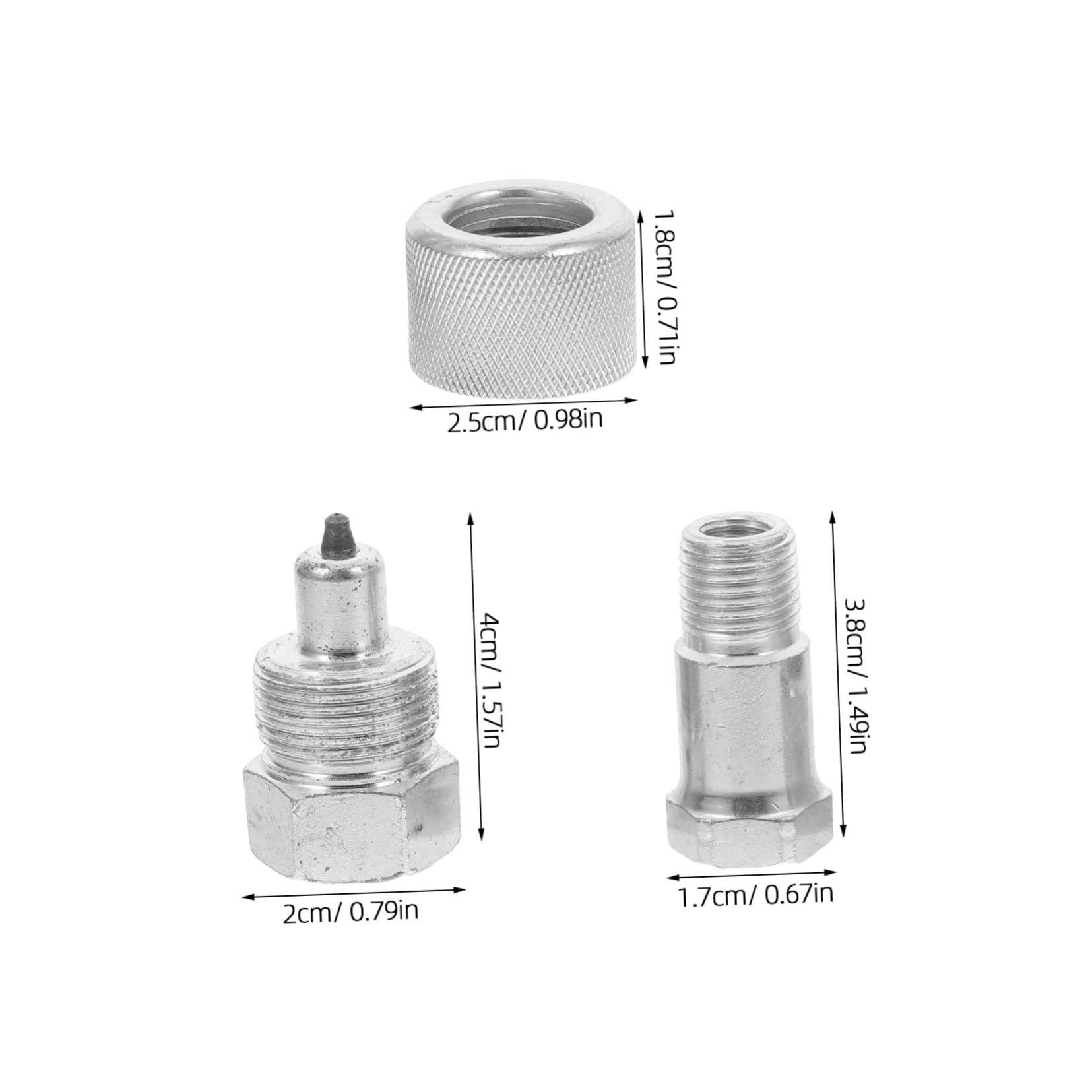 STOBAZA 1 Set Hydraulic Jack Coupling Connector Sturdy Construction for Reliable Performance Automotive Repairs and Construction Sites Piston Plunger Parts