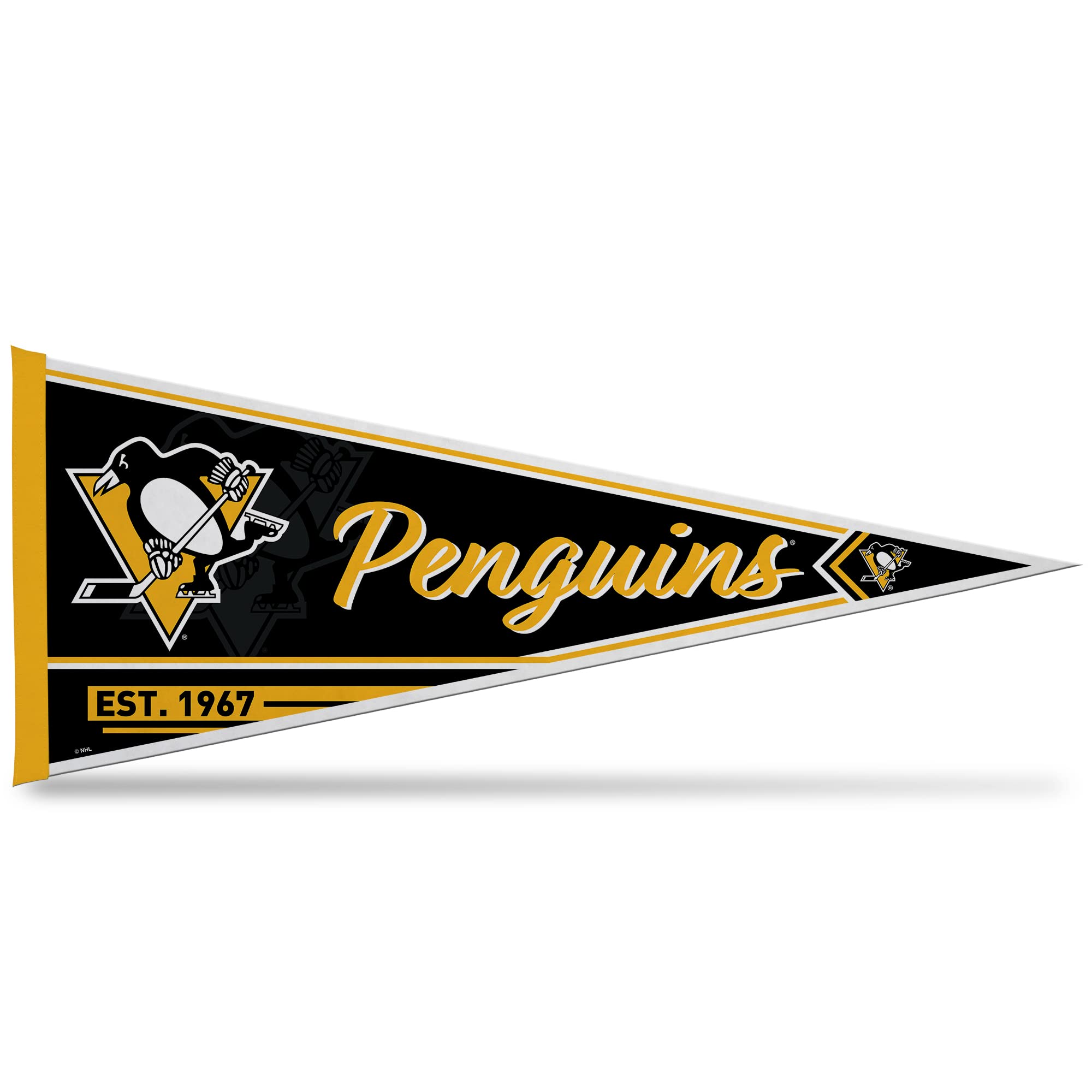 Rico Industries NHL Hockey 12" x 30" Felt Wall Décor Pennant - Great for Home/Bed Room/Man Cave Décor