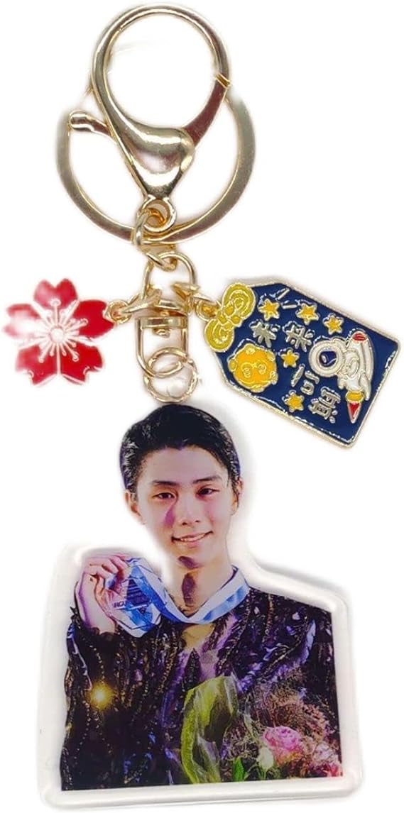 羽生結弦　天然石　ファンレター　キーホルダー　2013 2014 レア Amazon.co.jp: 【PANHUI】 for 羽生結弦 キーホルダー 6個セット