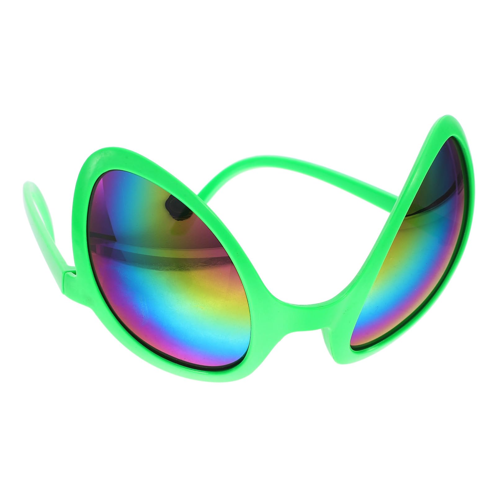 FAVOMOTO Unique Alien Sunglasses Fluorescent Green Party Photo Booth Props Fashion Eyewear