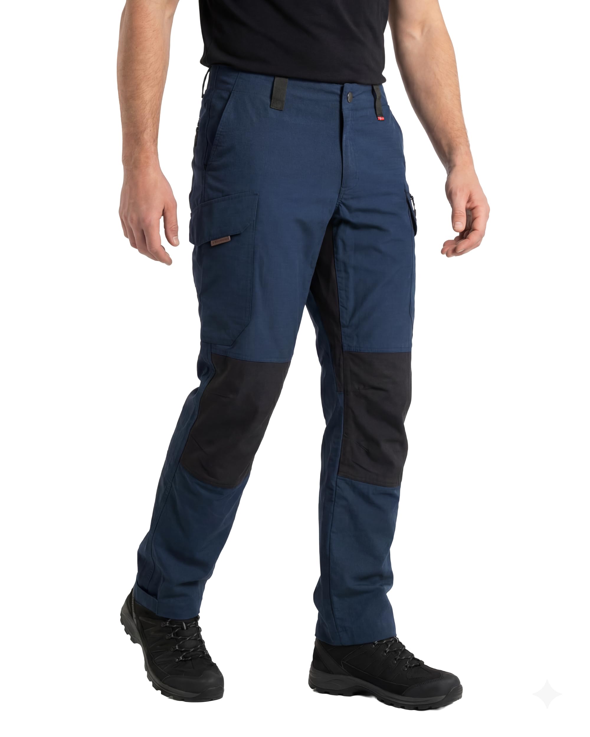 DANISH ENDURANCE Pantalones Trekking Hombre, Pantalones Impermeables de Trabajo, Termicos, para Senderismo, Esquì, Snowboard, Ajuste Regular