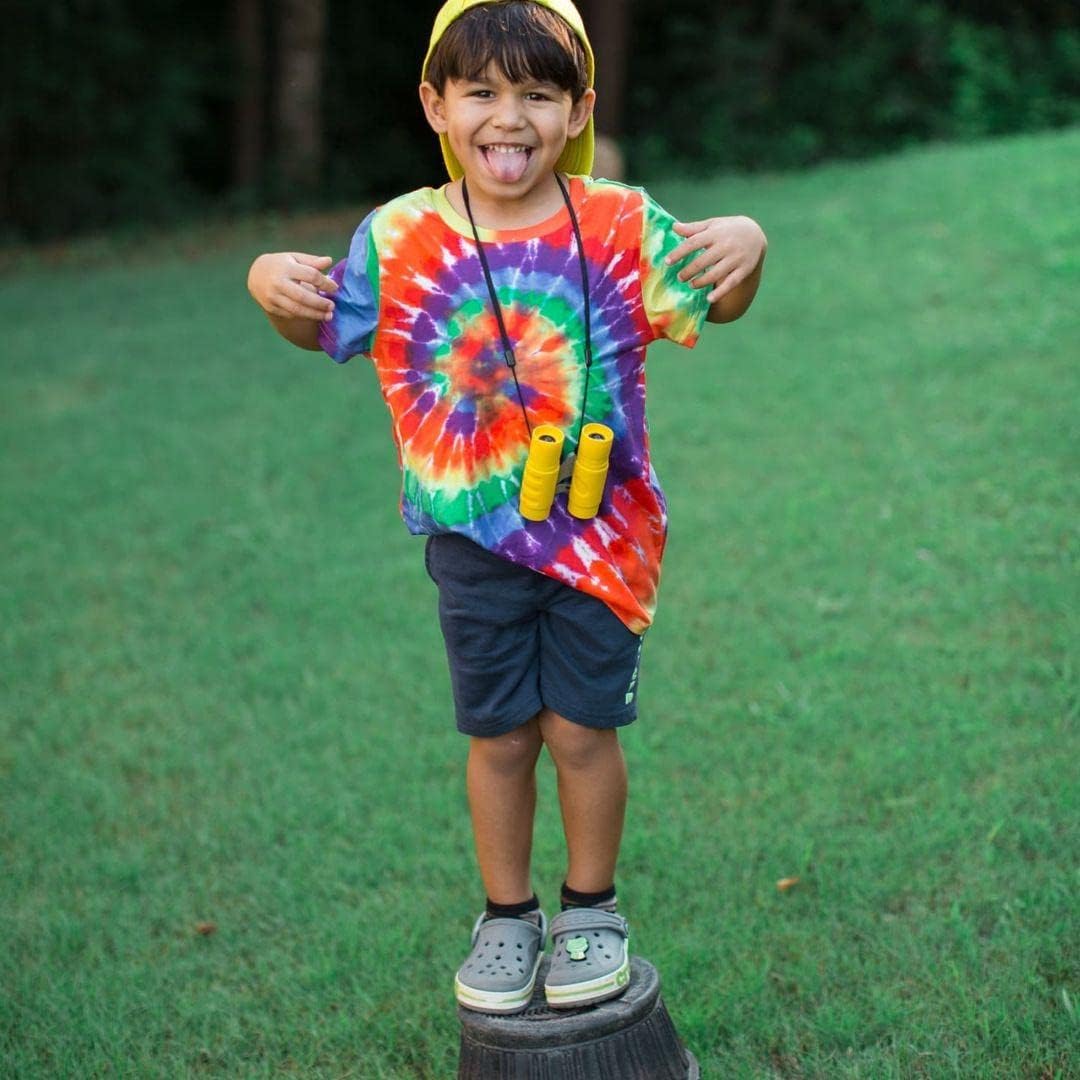 Boys Tie Dye Shirt Size 4-14 Hippies Senior Rainbow Tees T Shirts for Kids - Image 2