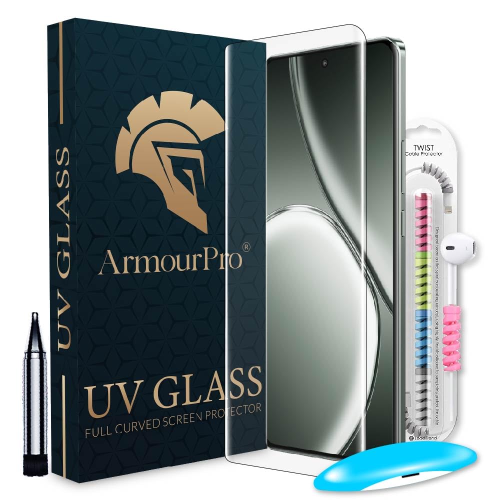 ArmourPro Tempered Glass for Realme GT 6T 5G / GT 6 5G with Edge to Edge Full Screen Coverage and Easy Installation Kit and Cable Protector, Pack of 1 (B0D5CWJLV4) Amazon Price History, Amazon Price Tracker