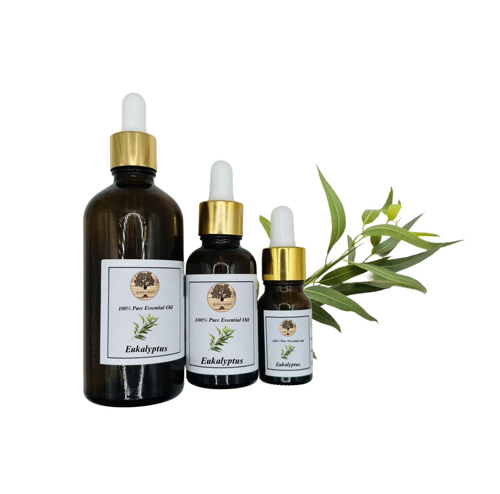 100% Puro Aceite Esencial de Eucalipto 10ml - 1000ml Eucalyptus globulus (200 ml)