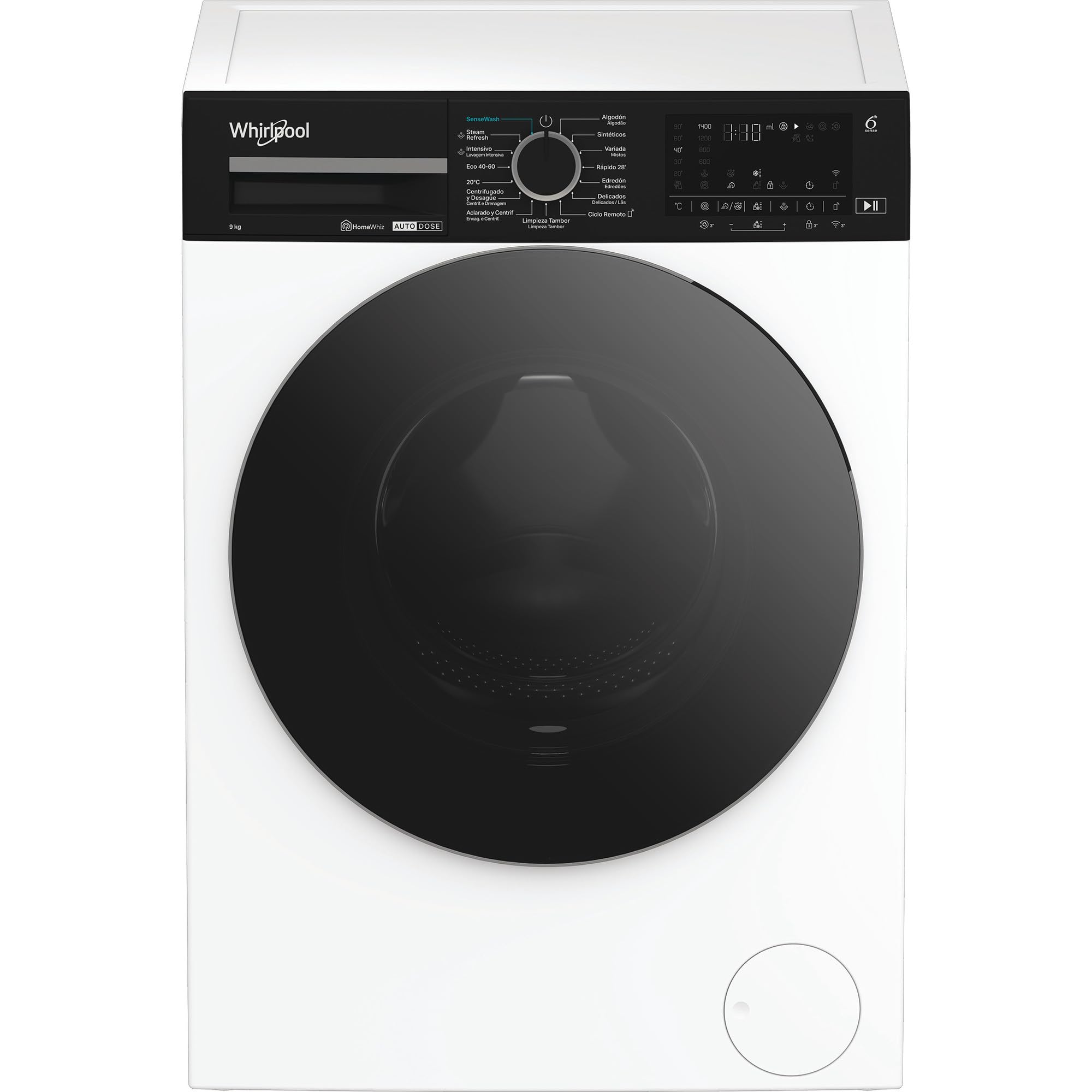 Whirlpool - Lavadora de libre instalación WPM 97W ADS SPT