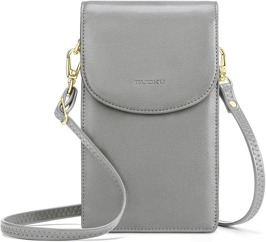 nuoku Crossbody Phone Bag for Women, Mini Crossbody Purse, Small Phone Wallet Crossbody with Removable Card Holder
