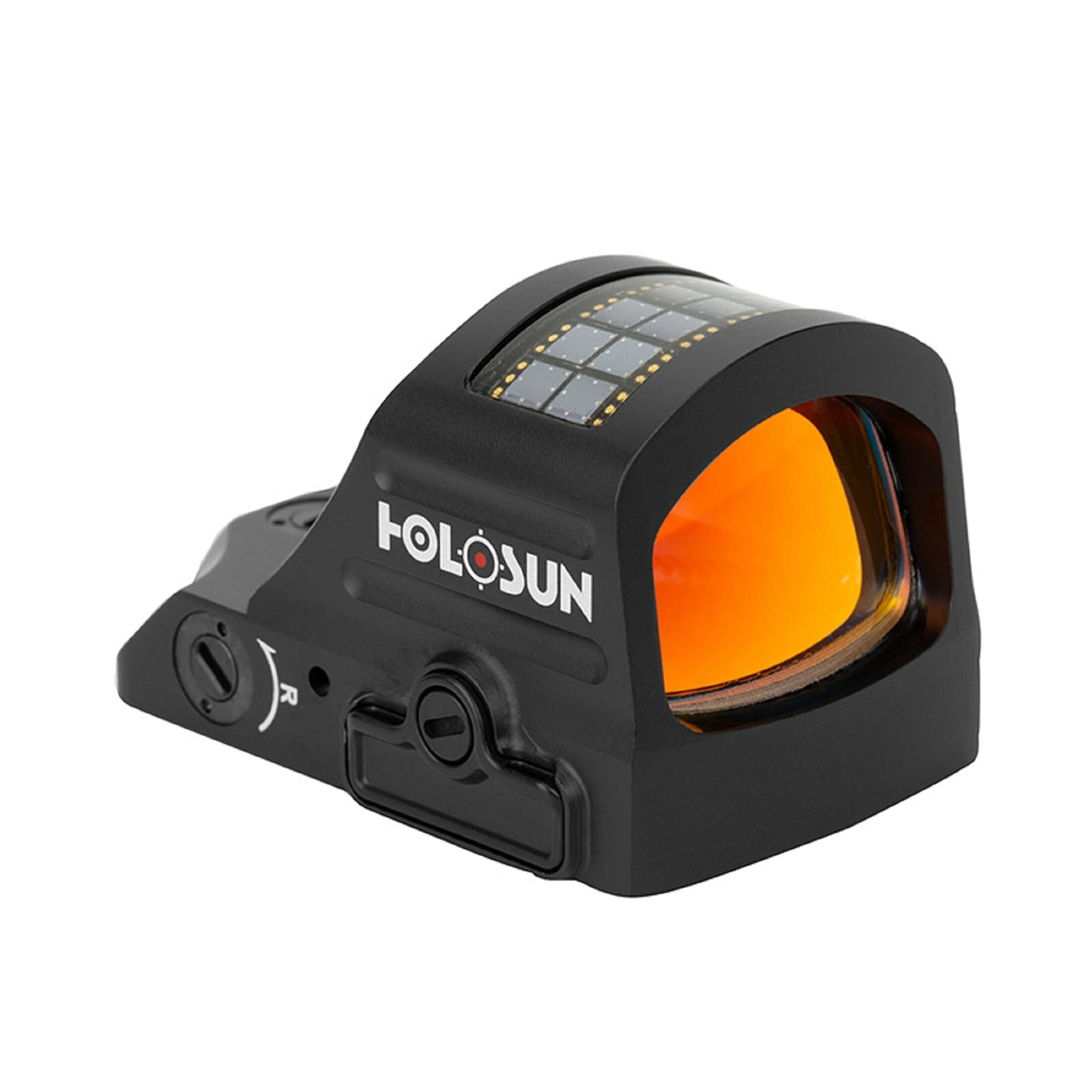 Holosun HS407C-X2 Offenes Reflex Rotpunktvisier + 2MOA Punkt Absehen, Solarzelle, schwarz, Jagd, Sportschießen Softair, Tactical Mini - 70149029