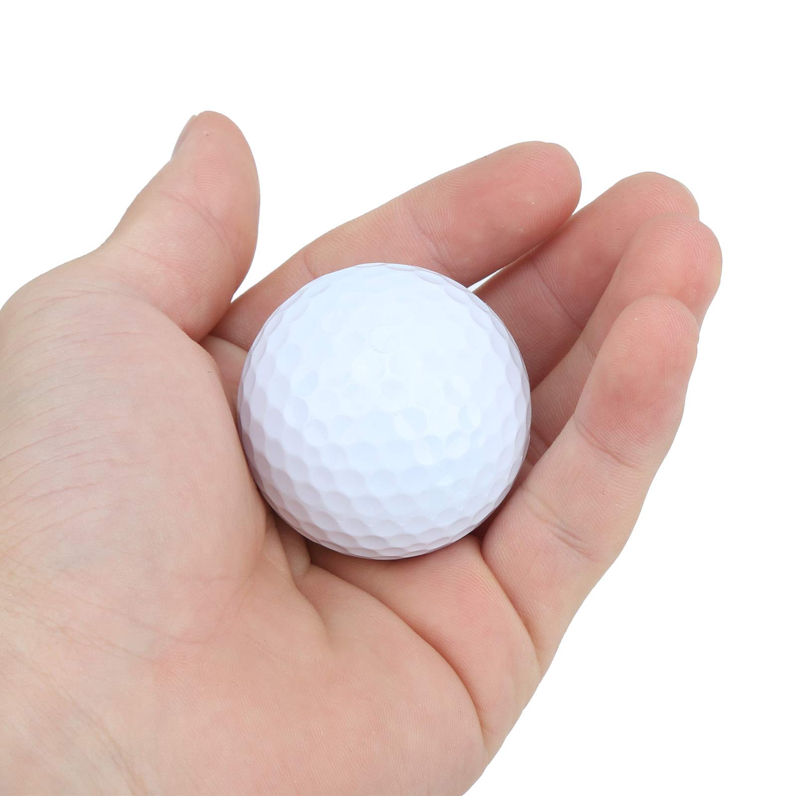 Lot de 5 balles de golf flottantes pour entraînement de golf nautique, caoutchouc synthétique durable et matériau thermoplastique, taille portable de 42,67 mm