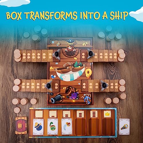 Stomp The Plank - Juego de mesa de piratas para niños y adultos miniatura 4