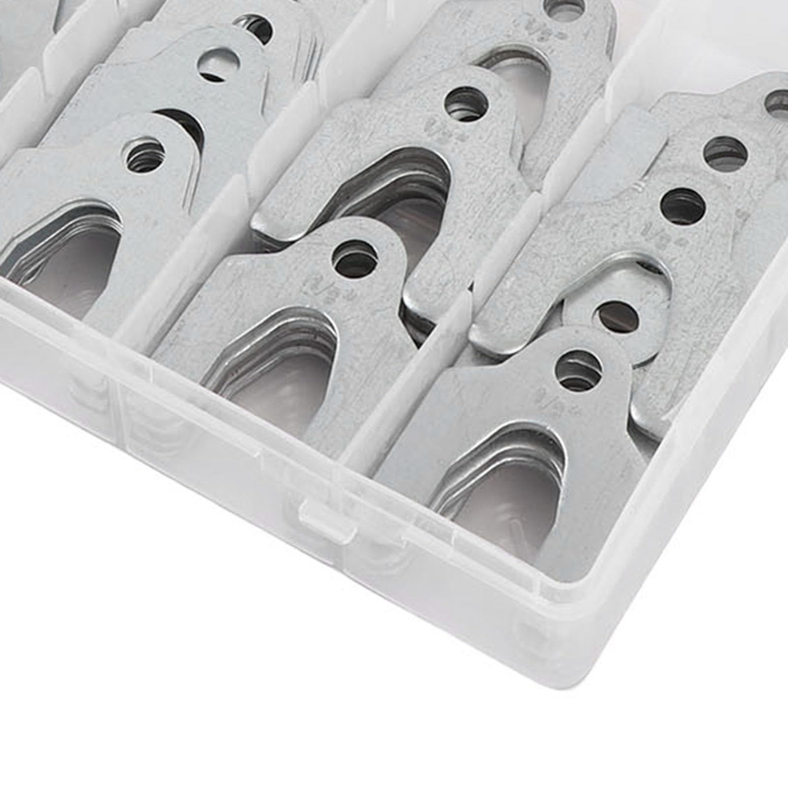 144pcs Set di Shim per il Corpo di Allineamento Automatico, Metallo 1/16in 1/64in 1/32in 1/8 Pollici con Scatola di Conservazione, per Spessori di Allineamento del Camber,