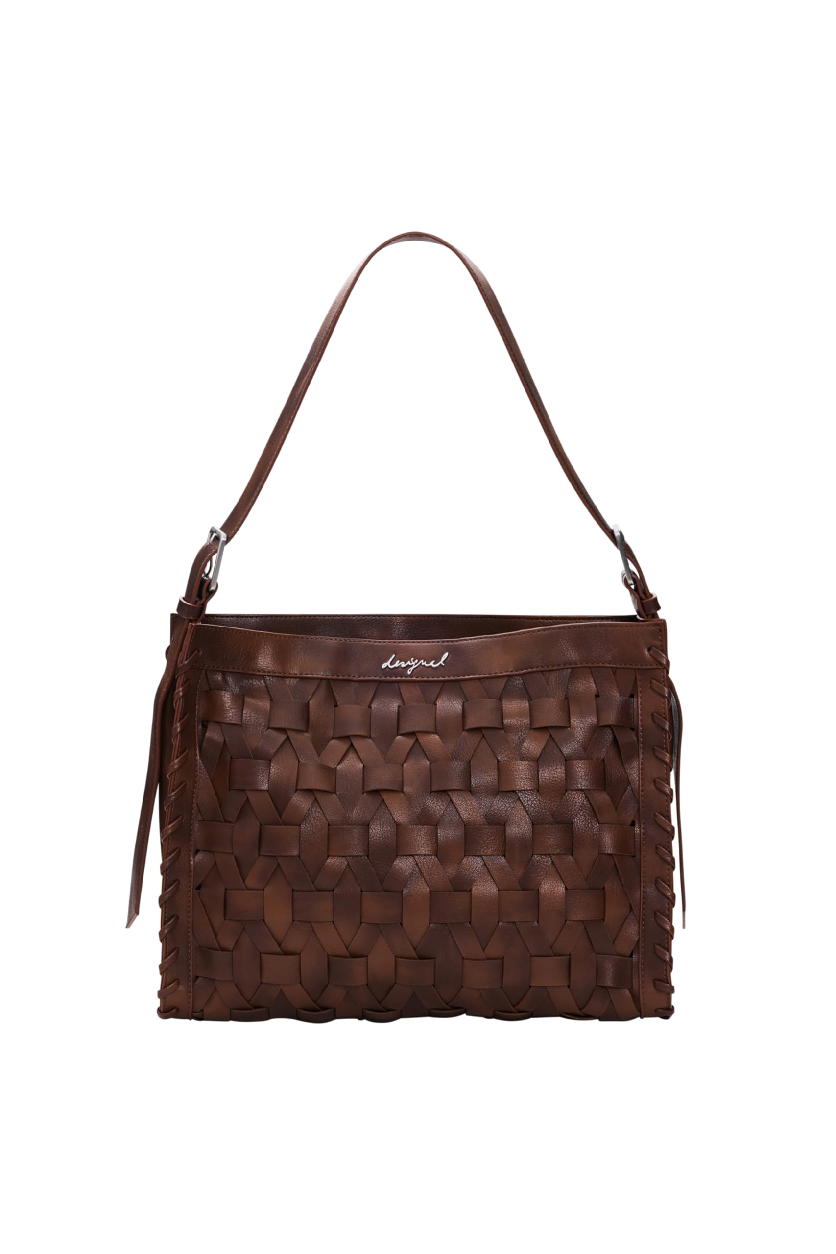 Desigual Schultertasche Argon Camel Buxton Bag Leather West braun
