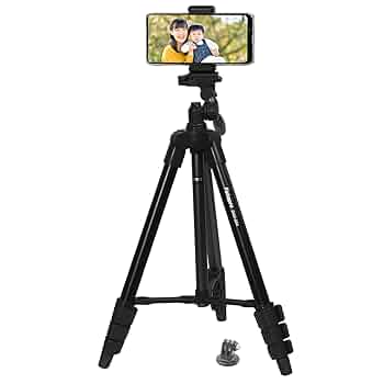 Amazon | Fotopro 三脚 DIGI-204 ブラック スマホホルダー