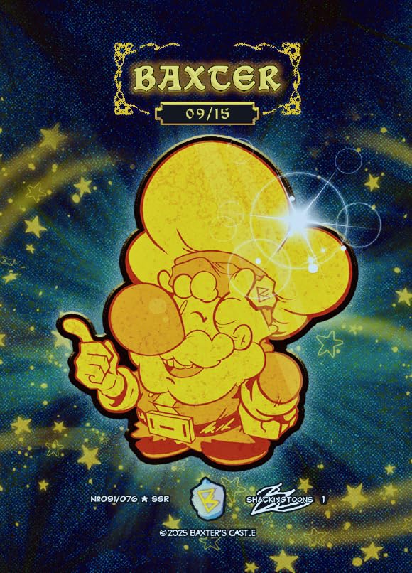 Baxter's Castle Comic Cards, Booster Box Includes 12 Packs Kids Trading Cards | Serialized Hits, Signatures and Alternate Art Inserts | Perfect for TCG Enthusiast and Collectors