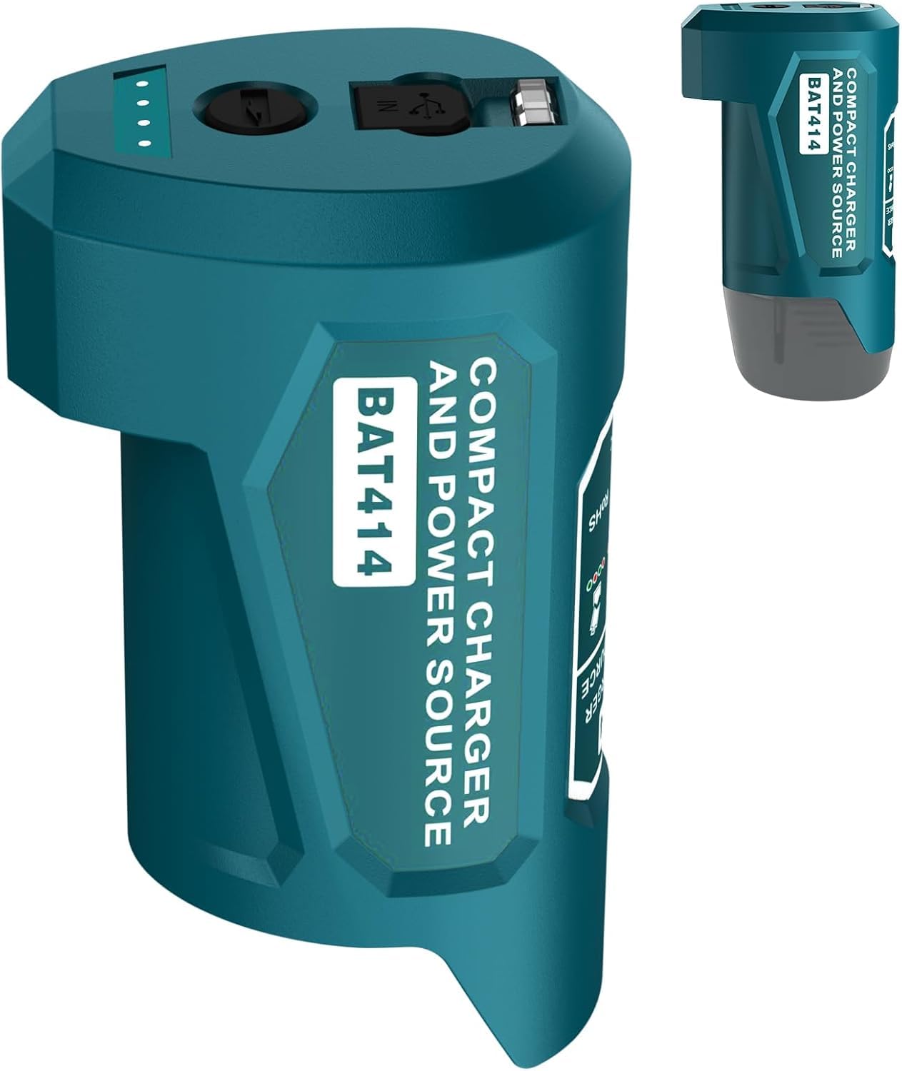 Bosch 12V Battery Power Adapter: Type-C Input, USB & DC Output for Heating Coat